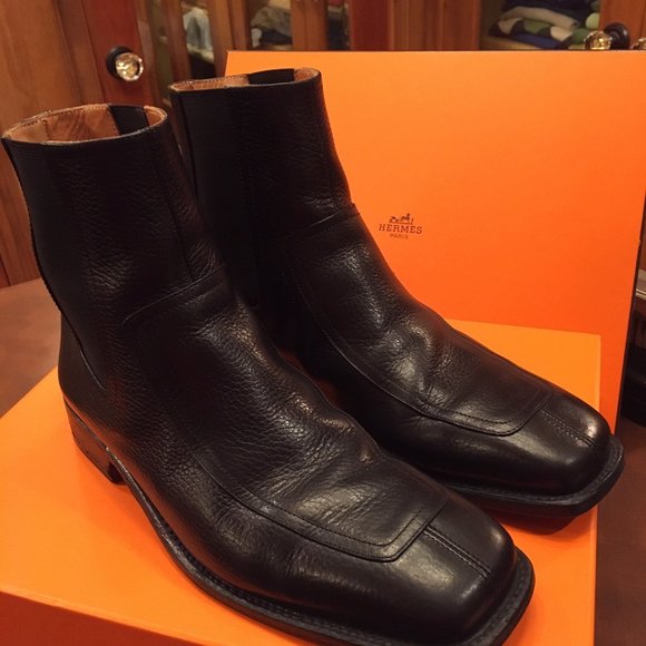 Hermes Men's side gore boots